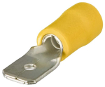 Insulated blade terminal 6.3 mm, yellow, 4-6 mm², 100 pieces Knipex 97 99 112