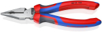 Pointed combination pliers 185 mm, polished head, MK handle Knipex 08 22 185