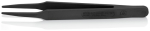 Plastic tweezers ESD, black Knipex 92 09 01 ESD
