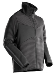 Fleece trui met hoge zichtbaarheid Maat L, zwart, PO265 Mascotte Op Maat 22503