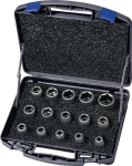 Kraftsteckschlüsselsatz 15-teilig 1/2 ″, 6-kant ASW 720 KS 15 OL
