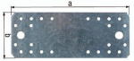 Flachverbinder LxBxS 175x65x2,5 mm Stahl sendzimirverz. GAH 339753