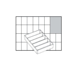 Einsatz BxTxH 79x109x24 mm Raaco Einsatz A75