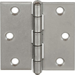 Scharnier B=63 mm, dikte 1,5 mm roestvrij staal V2A Voorman