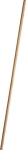 Broom handle Length 1500 mm Ø 28 mm unpainted, without cone, aspen Löffert