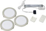 Set inbouwarmaturen Roestvrij staal Emotion 12 V 3,6 W L&S Maanlicht emotie