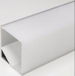 LED Leuchtenprofil Aufbau, Aluminium EV1 L&S Quattro Mini