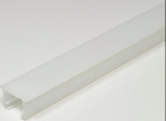 LED Nutprofil Nutmaß 14x10 mm Einbau, Kunststoff Opal L&S