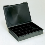 Assortimentsdoos B.338xD.260xH.57mm, 15 vakken zwart Raaco ESD-assorteerder 4-15