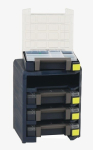 Assortimentskoffer veilig 290x247x342 mm Raaco HandyBoxxser 4x4x4 uitgerust