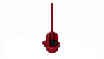 Toiletborstelset Polyamide 33 robijnrood Hewi 477.20.100