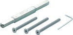 Bevestigingsset Deurdikte 72-77mm Schroeflengte M6x85 Hoppe