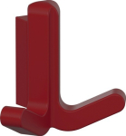 Doppelhaken Kunststoff (TPU) 33 rubinrot Hewi Serie 477