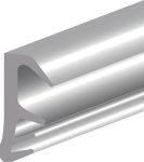 Flügelfalzdichtung PVC blank schwarz Ellen 4050 DIY