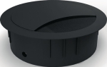 Cable bushing Inlet Ø 60 mm, black zamak BMB Exit R