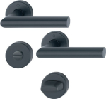 Escutcheon set Mitre SK/OL, stainless steel F9714M Hoppe Amsterdam E1400Z/42KV/42KVS