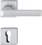 Escutcheon set angular PZ, aluminium F94-1 Hoppe Dublin 1124 / 843KV/843KVS