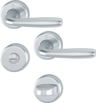 Escutcheon set round SK/OL, aluminium F1 Hoppe Maribor 1766 / 17KV/17KVS