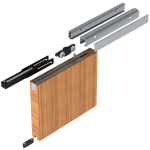Schuifsysteem 80 kg 2500 mm EV1 geanodiseerd Helm 73 SmartAvantgarde