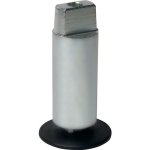 Thru axle 50 mm long, flat galvanised Dormakaba