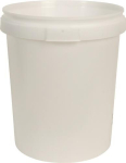 Mixing bucket 25 litre scale white Gripoline-O