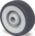 Reservewiel TPE grijs Wiel-Ø 50 mm Draagvermogen 50 kg As-Ø 6 mm Naaflengte 22 mm