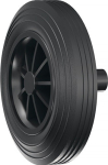 Spare wheel plastic for large waste containers Sulo