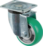 Swivel castor polyurethane Ø 100 mm Load capacity 200 kg BS Castors