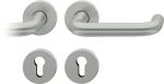Escutcheon set round PZ, aluminium 0105, D/D Fsb 12 1070