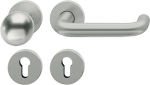 Escutcheon set round PZ, aluminium 0105, ball D/K Fsb 12 1070