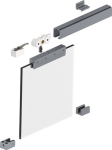 Sliding system 2100 mm EV1 anodised, wall mounting Helmet 140