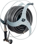 Muurslanghouder Breedte 427 mm, diepte 215 mm zonder slang, Alba Tubo