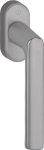 Fenstergriff 32-42 mm, Standard, F9 Alu stahlfarben Hoppe Hamburg 0700L/U26