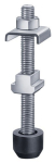 Andrückschraube DIN 933 8.8 Gr.4, M 8x65 mm, verzinkt für offene Haltearme, AMF 6890