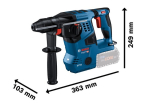 Cordless rotary hammer GBH 18V-28 C L-BOXX 238, L-BOXX insert Bosch 0.611.920.001
