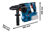 Cordless rotary hammer GBH 18V-28 CF L-BOXX 238, L-BOXX insert Bosch 0.611.921.001