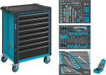 Werkstattwagen mit Sortiment 166x522x398 mm 8 Schubl. blau 228 tlg. Hazet 179N-8/228