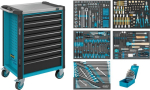Werkstattwagen mit Sortiment 81x522x398 mm 8 Schubl. blau 314 tlg. Hazet 179NX-8/314