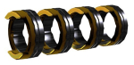 Antriebsrollenset 37 mm, 4 Rollen V-Nut FUEL 4R 2.4 mm, braun/orange EWM