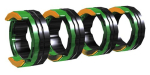 Antriebsrollenset 37 mm, 4 Rollen V-Nut FUEL 4R 1.4 mm, grün/orange EWM