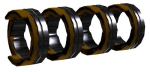 Antriebsrollenset 37 mm, 4 Rollen V-Nut FE 4R 2.4 mm / braun EWM
