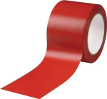 Floor marking tape L=33 m, W=75 mm, red self-adhesive PVC, Rocol