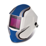 Automatische lashelm Extra groot kijkvenster - 100x73 mm VarioProtect XXL-W-2 TC Blauw