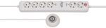 Socket strip 6-way foot switch 1.5 m H05VV-F 3G1.5 white Brennenstuhl Eco-Line Comfort Switch