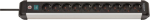 Steckdosenleiste mit Schalter 10-fach 3 m H05VV-F 3G1,5 Alu Brennenstuhl Premium Line