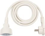 Verlengkabel platte stekker/koppeling 3 m H05VV-F3G1.5 wit Brennenstuhl