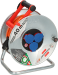 Cable reel, sheet steel, 3-way 40 m orange ATN05V3V3-F 3G1.5 IP44 Brennenstuhl Granat S 290