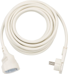 Verlengkabel platte stekker/koppeling 5 m H05VV-F3G1.5 wit Brennenstuhl