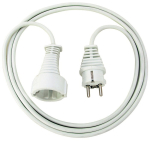 Verlengkabel stekker/koppeling 3 m H05VV-F 3G1,5 wit Brennenstuhl