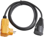 Beschermende adapterkabel FI 2 m H07RN-F 3G1,5 IP44 zwart Brennenstuhl